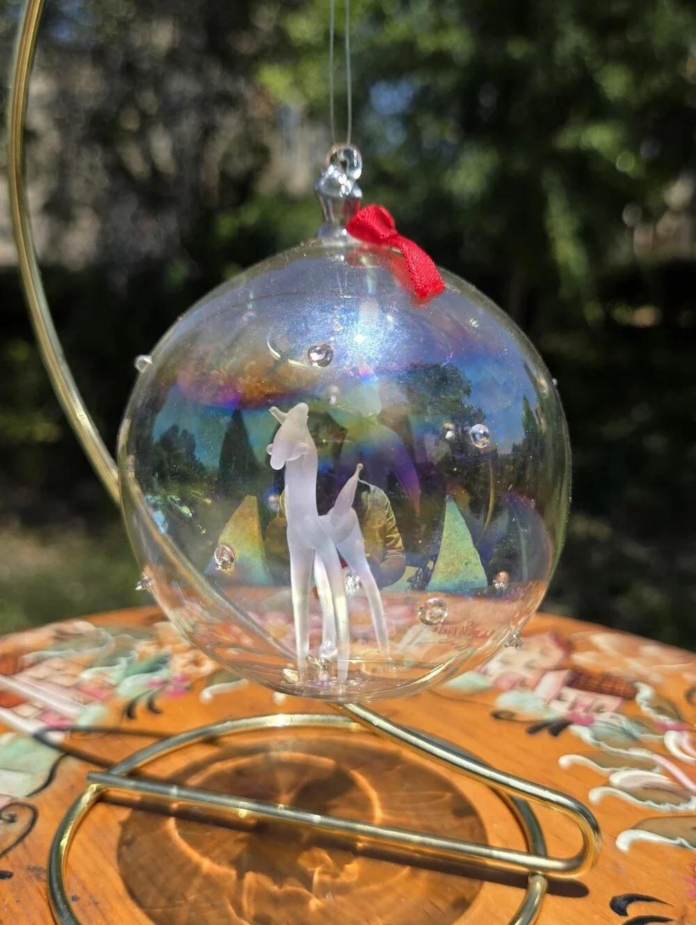 Vintage Nordstrom Crystal Pegasus Ornament Rare Collectible Christmas Holiday